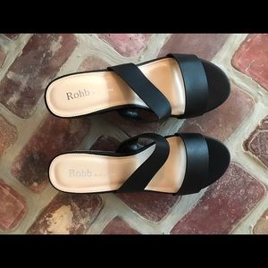 Black Rohb Wedges size 11
